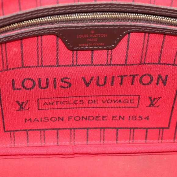 LOUIS VUITTON Damier Ebene Neverfull PM Tote Bag N51109 LV Auth 133366 - Picture 11 of 16